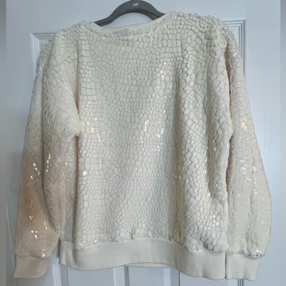 Ann Taylor Cracked Ice Sweatshirt Size M - Picture 7 of 7